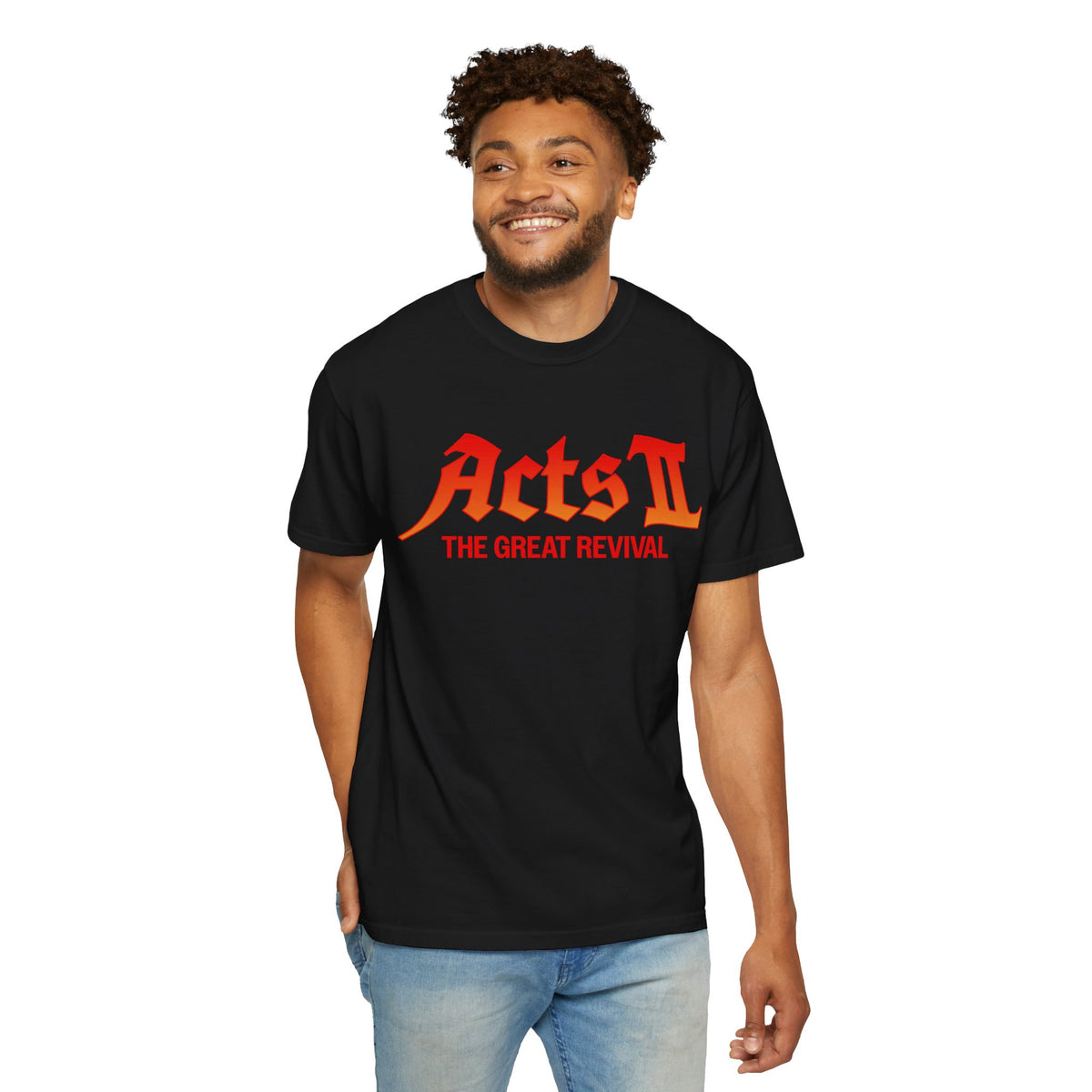 Acts 2 Great Revival Tee | Black