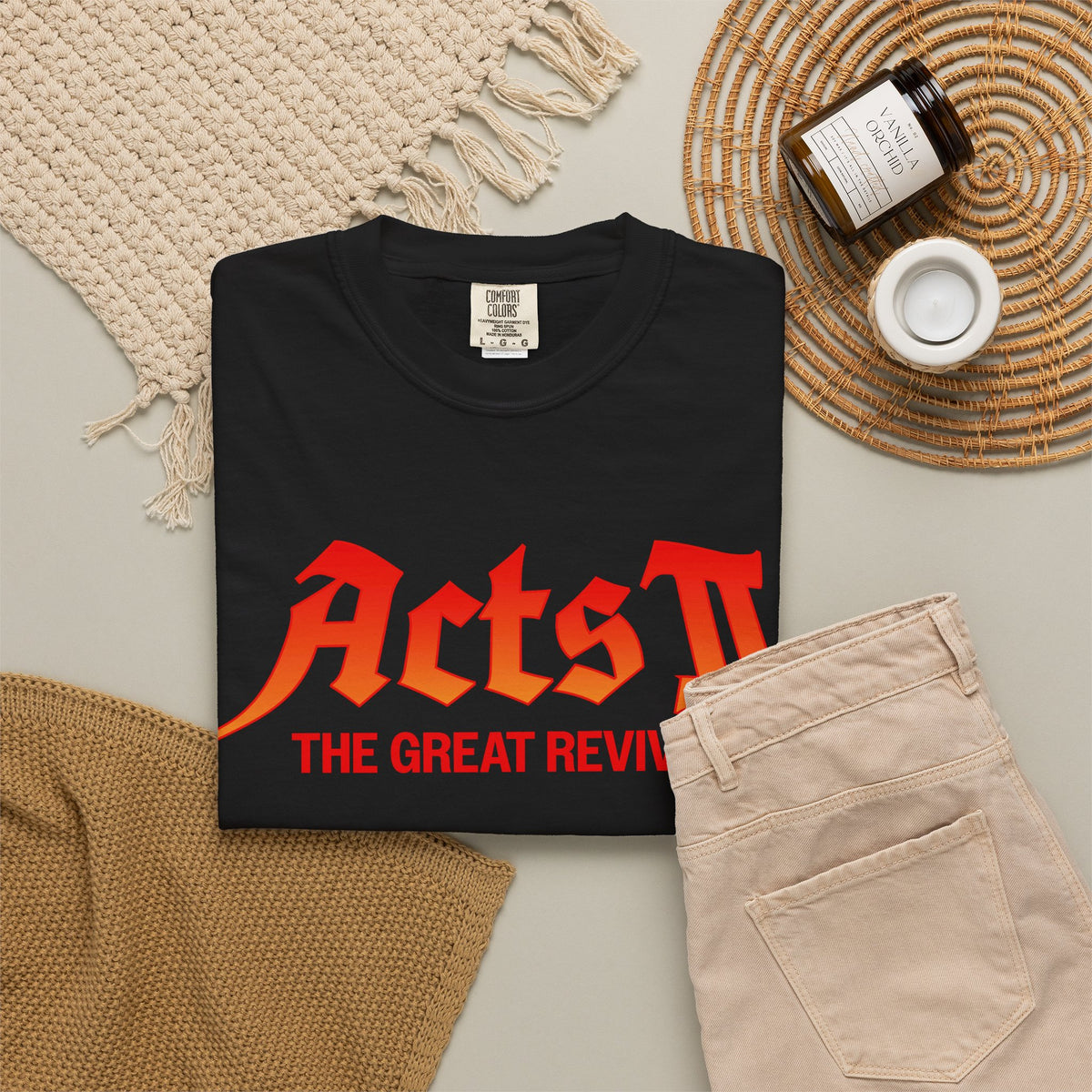 Acts 2 Great Revival Tee | Black