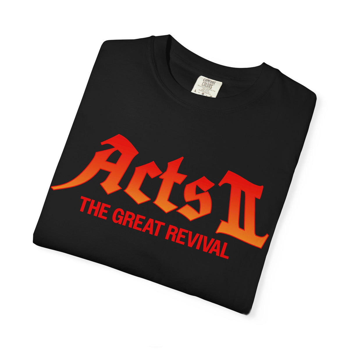 Acts 2 Great Revival Tee | Black