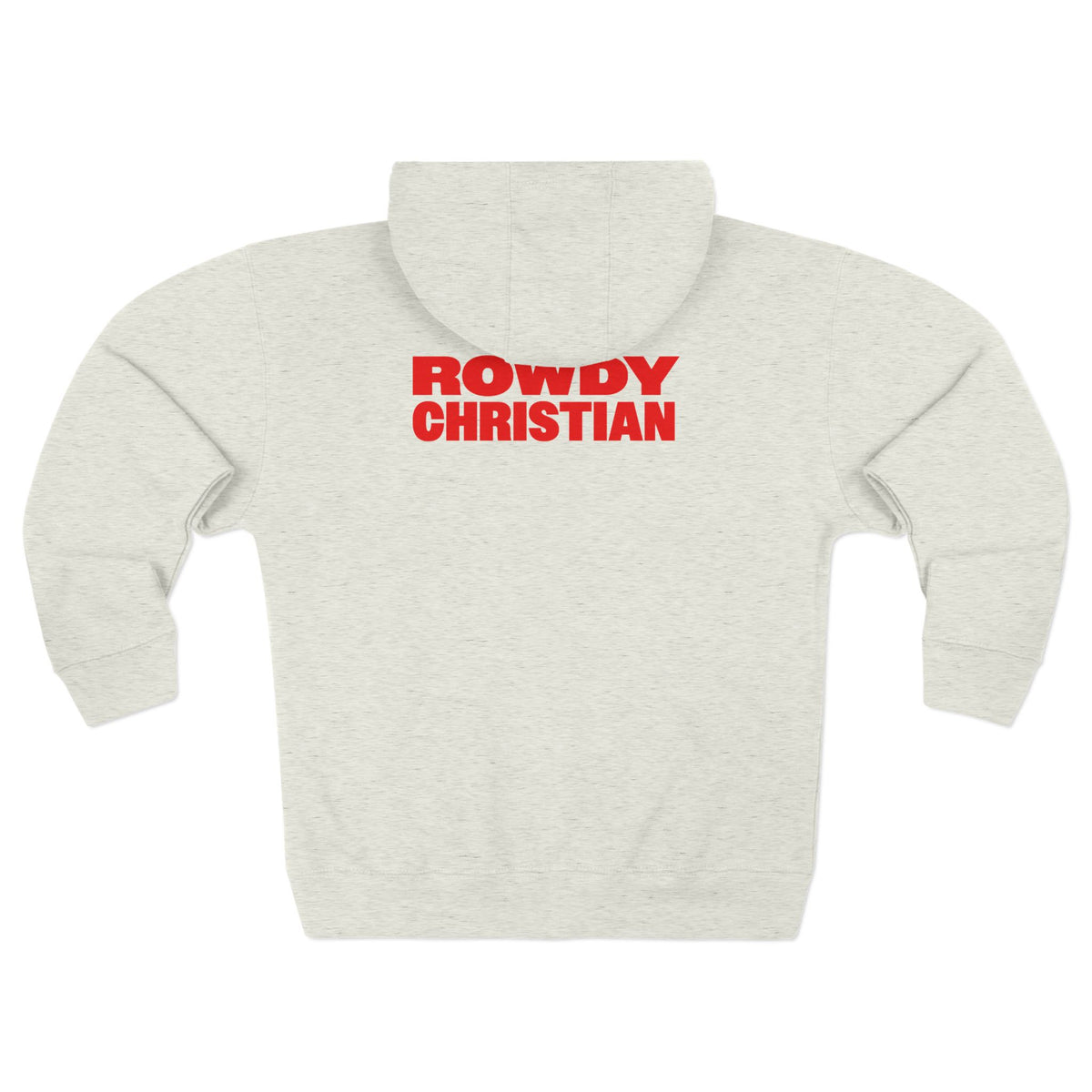 Rowdy Christian zip hoodie, view 9