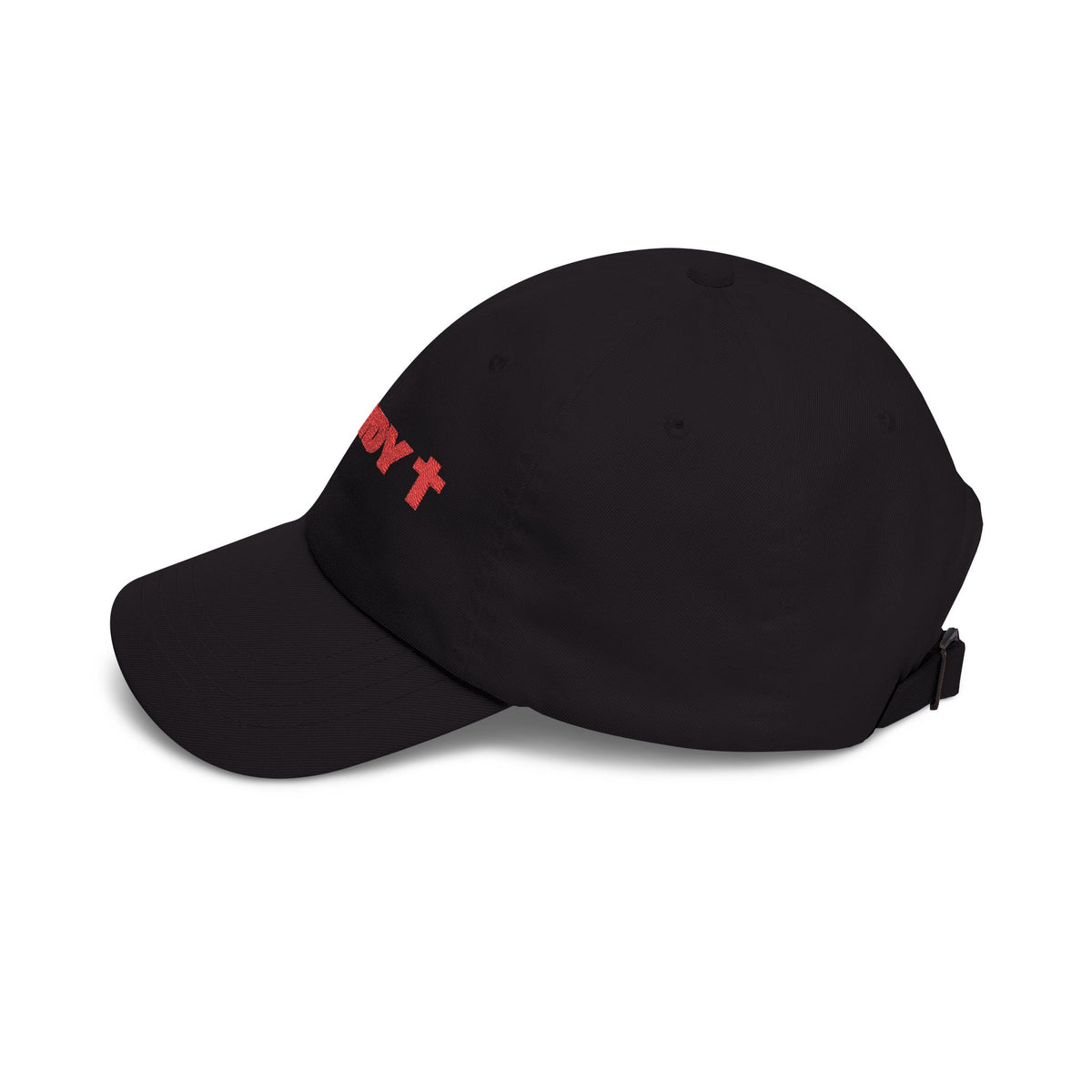 Rowdy Cross Embroidered Dad Cap | Black