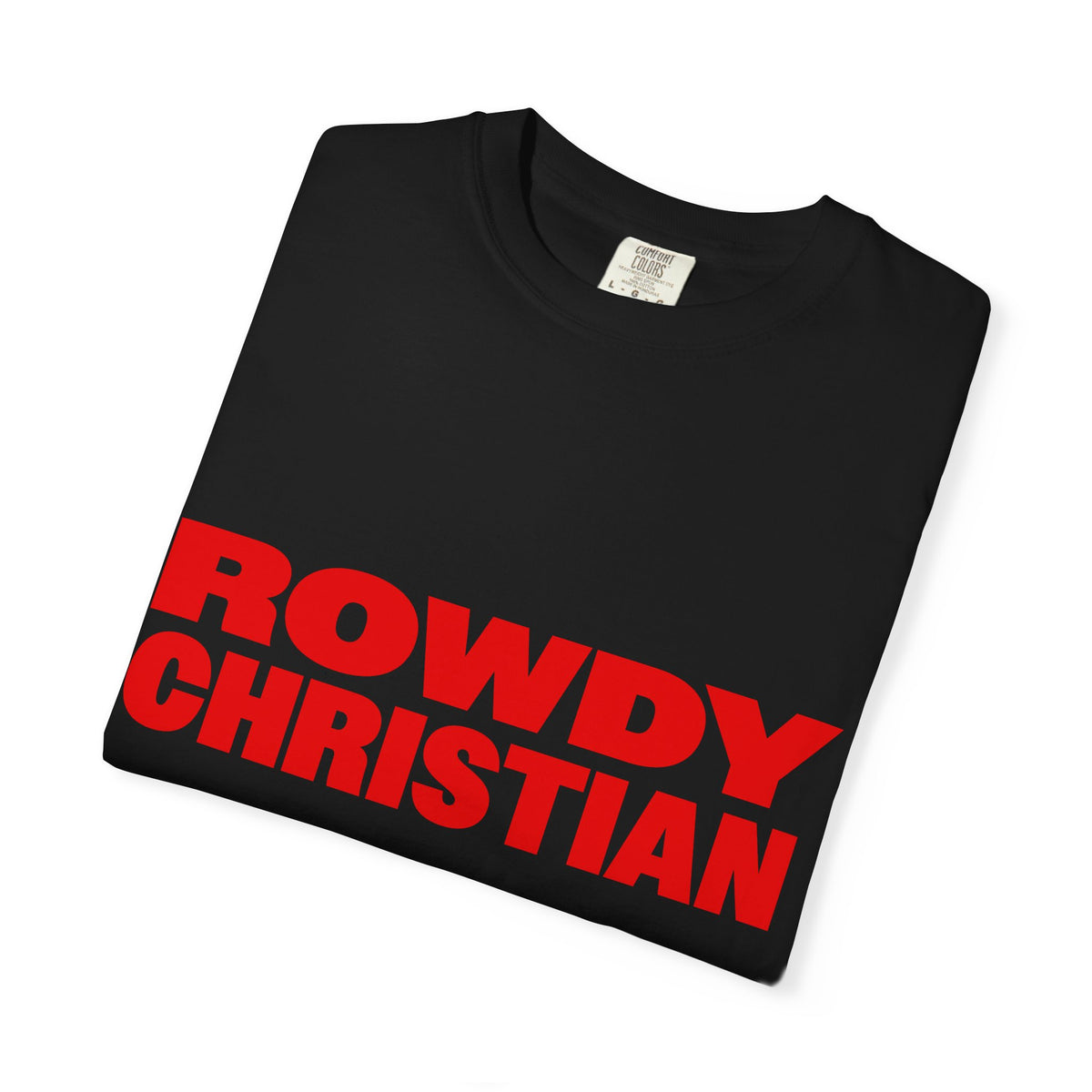 Rowdy Christian tee, view 8