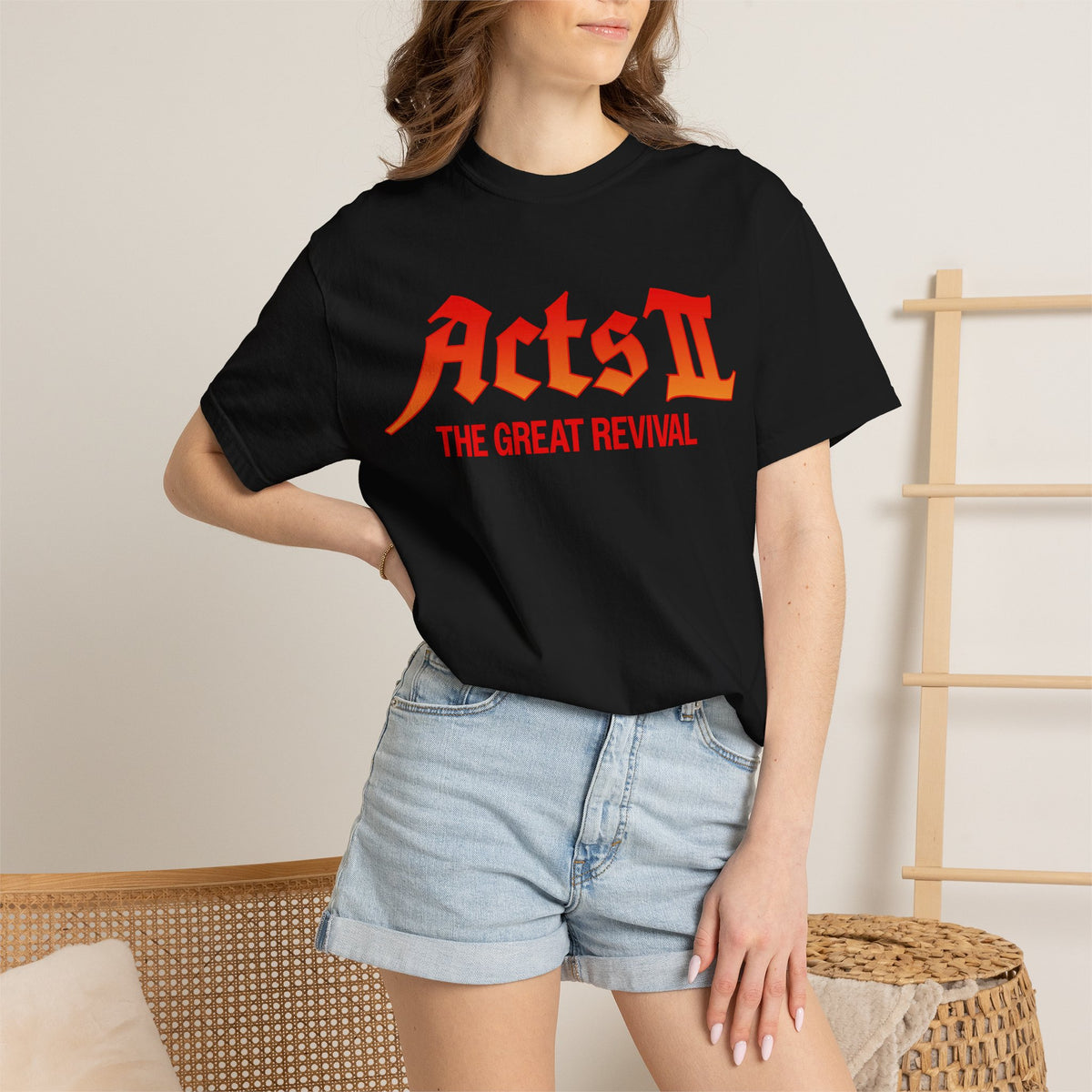 Acts 2 Great Revival Tee | Black