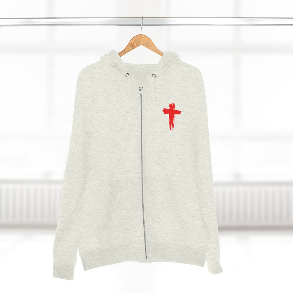 Rowdy Christian zip hoodie, view 11